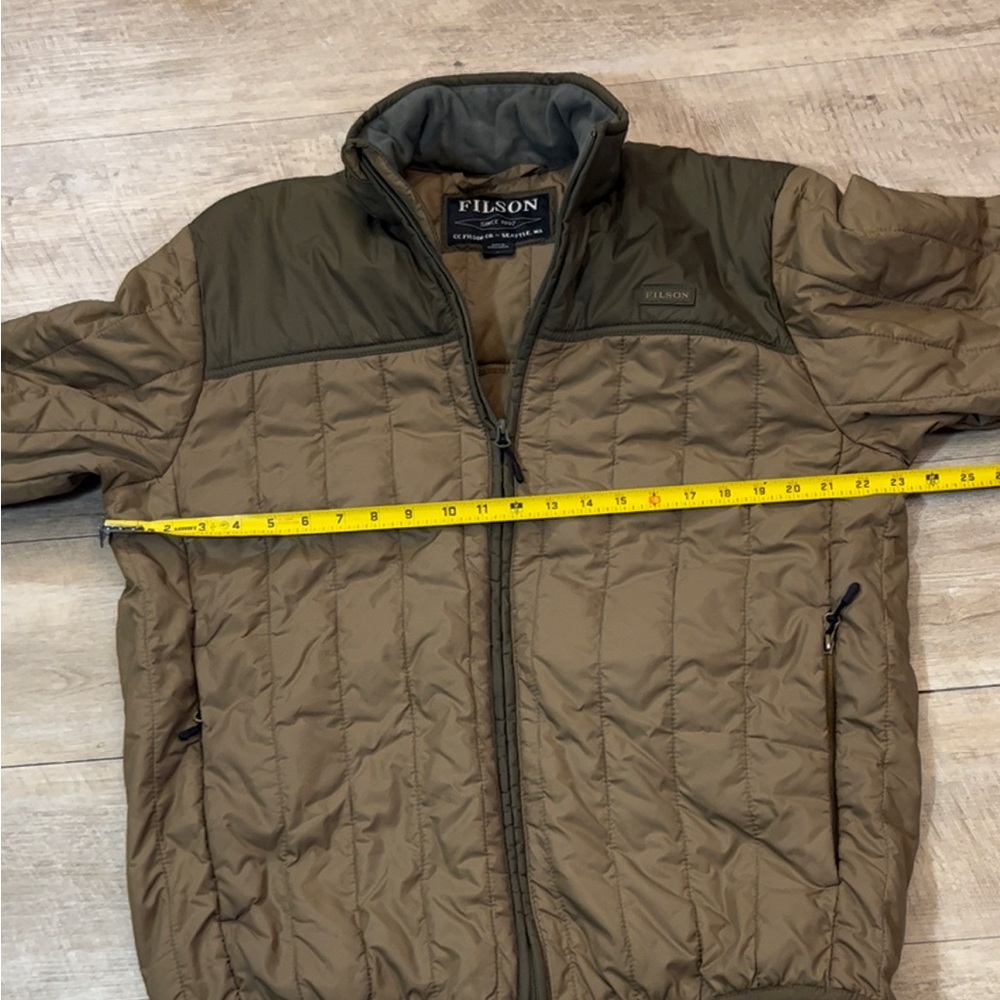 Filson Men’s Ultralight Primaloft Insulated Front Zip Jacket Size Large - Picture 6 of 9